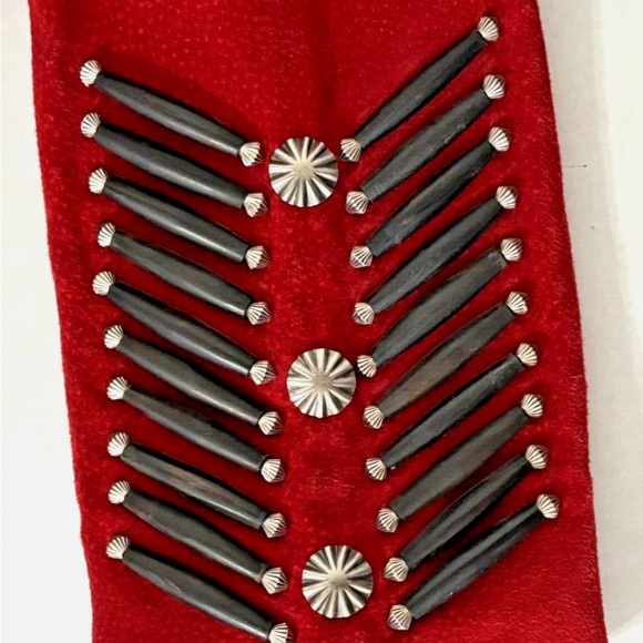 ❗️SOLD❗️NWT GENUINE SUEDE CRIPPLE CREEK JACKET WITH FRINGE AND NATIVE DETAILS - Picture 11 of 14